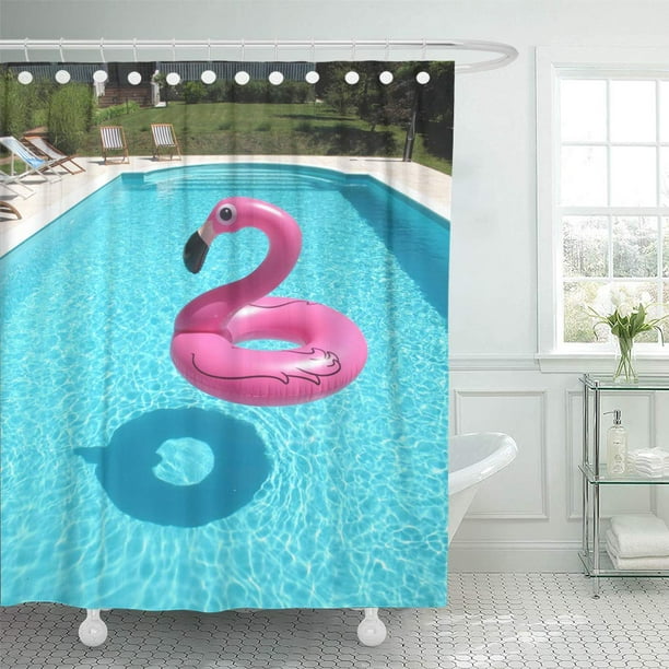 Suttom Colorful Inflatable Pink, Inflatable Shower Curtain