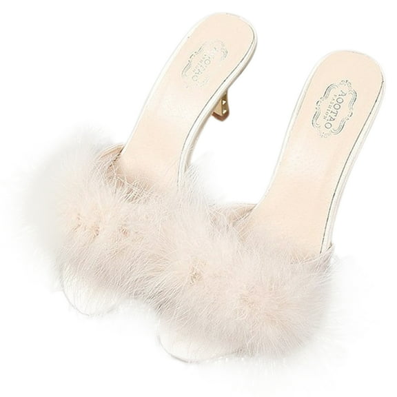 YUNLIGHTS Sandals Outdoor Female Slippers Sleeper Ladies Mother Travel White