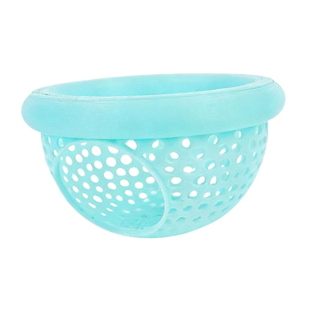 Anillo de alimentación para peces, ligero, liso y de fácil instalación. Alimentador para , ideal para camarones, tortugas, reptiles y bettas. Azul