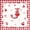 Red White J, variant on jejeloiu Ribbon Bow Duvet Cover Set For Girls,Red 3D Cartoon Initial Letter M Bedding Full For Kids,Pink Reversible,3 Pieces(No Comforter)