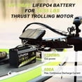 thumbnail image 3 of ‎GreenOE 12V 100Ah LiFePO4 Battery Group 31 with Built-in 100A BMS, 15000 Deep Cycles Rechargeable Lithium Battery Prefect for Solar System, Rvs, Marine, Vans, Trailer,Trolling Motor, Backup, 1 Pack, 3 of 9