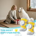 thumbnail image 4 of GASTROPOD 2Pcs Dog Booties,Rotating Button Dog Booties and Paw Protectors,Dog Boots for Hardwood Floors,Yellow, 4 of 7