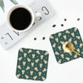 thumbnail image 5 of Disketp Cute Shiba Funny Coasters,4 Pcs Leather Coasters With Holder, Perfect Housewarming Hostess Gifts,Protect Furniture From Water Marks Scratch And Damage, 5 of 9