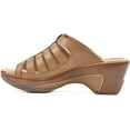 thumbnail image 3 of White Mountain Womens Valencia Caged Faux Leather Wedge Sandals, 3 of 6