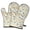 Pioneer Flower Floral-3, variant on Pioneer Flower Floral Print Pattern Oven Mitt 2-Pack Set, Heat Resistant Kitchen Gloves, 7.7" X 12"