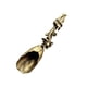 thumbnail image 1 of dita en forma de del té s de trompeta de metal delicado de café para del té Utensilio R perfecl Pala para granos de café, 1 of 4