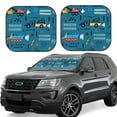 thumbnail image 1 of Fotbe Construction Trucks Juego de 2 Piezas de Parasoles para Parabrisas | Bloqueador Solar para Auto | Accesorios Plegables para Protección Solar Interior-Medium, 1 of 6