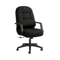 HON H2091.H.SR11.T Pillow-Soft 2090 Series Executive High-Back Swivel/Tilt Chair with 16.75 in. to 21.25 in. Seat Height - Black