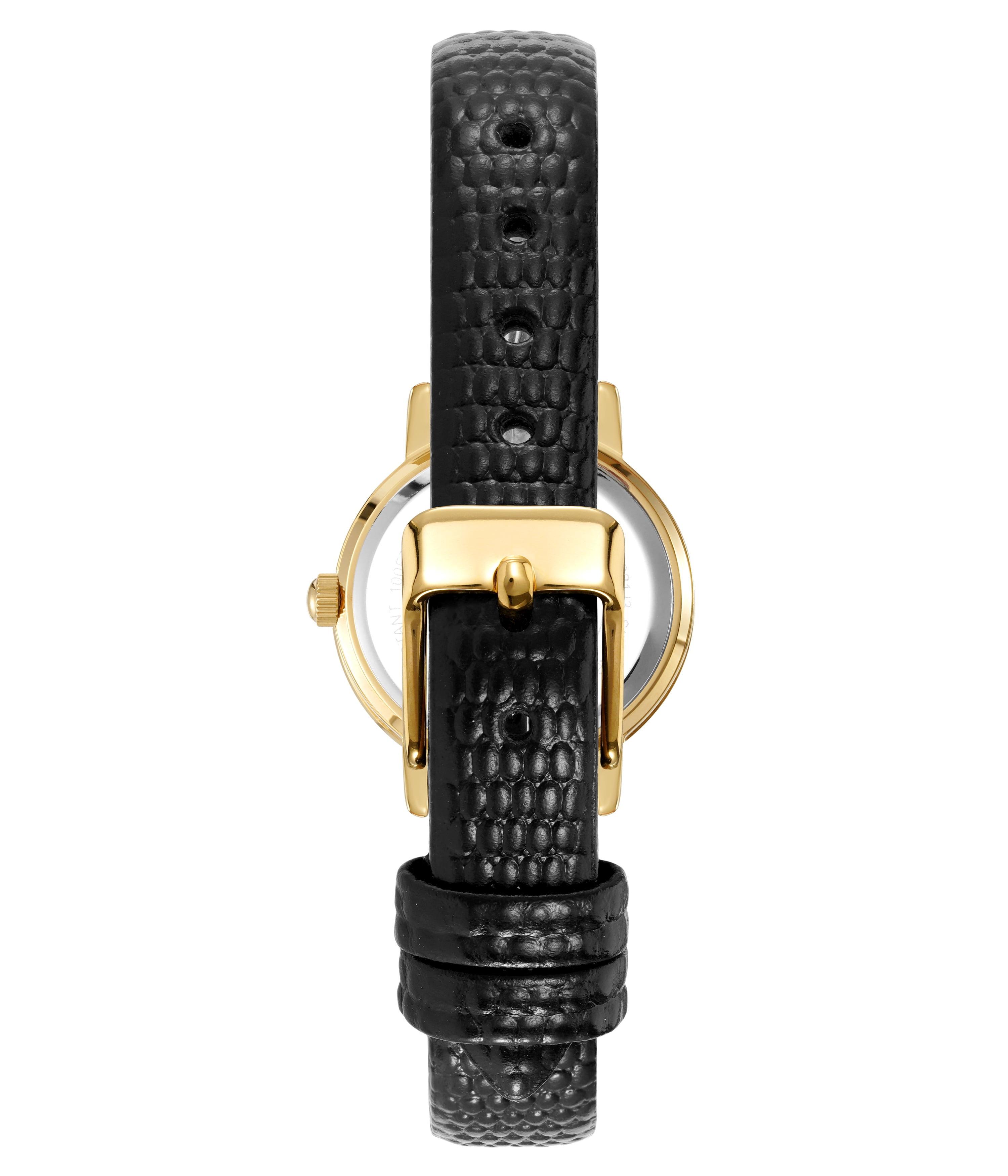 Armitron Adult Women's Analog Leather Black 32mm Wristwatch