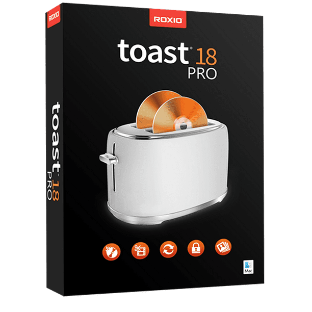 Corel ROXIO Toast 18 Pro Bluray and DVD burner for Mac 1 user for MAC (Email Delivery
