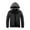 Black, variant on Men's Leisure Thin and Light Pork Rib Garment Hooded Cotton-Padded Jacket Coat for Lightweight Winter Comfort and Easy Layering with Hood and Warm Fill,Blue,XL