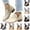 Beige, variant on Summer Booties for Women Casual Ankle Low Heel Boots Fall Chunky Comfortable Short Wedge Shoes (Black)