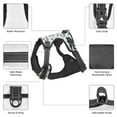 thumbnail image 4 of No Pull Dog Harness For Large Dogs Easy Walk Dog Vest Adjustable Collars Harnesses & Leashes Set Breathable Oxford Outdoor Walking Safety Reflective Strip Cool Bulldog Surfing, 4 of 9