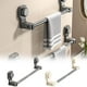 thumbnail image 1 of Toallero con ventosa - balda de baño montada en la pared sin taladro, sujeción fuerte para toallas y paños de lavar, ahorro de espacio resistente al óxido, 1 of 3