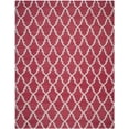 thumbnail image 2 of Safavieh Dhurries Astrid Geometric Area Rug, Red/Ivory, 9' x 12', 2 of 11