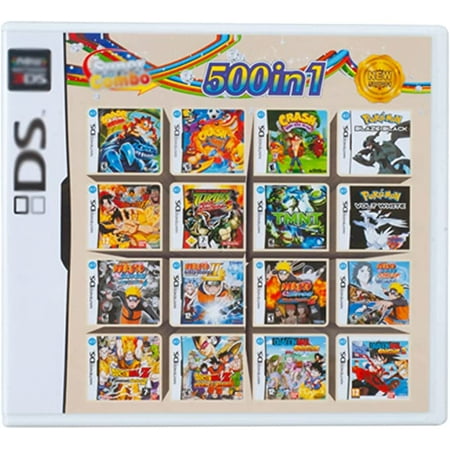Compatible 500 in 1 Nintendo Ds Game Cartridge Containing 500 Classic Nostalgic Nintendo Ds Games Super Combo Cartuccia For NDS NDSL NDSi 3DS XL