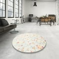 thumbnail image 4 of Ahgly Company Machine Washable Indoor Rectangle Contemporary Desert Sand Beige Area Rugs, 2' x 5', 4 of 7