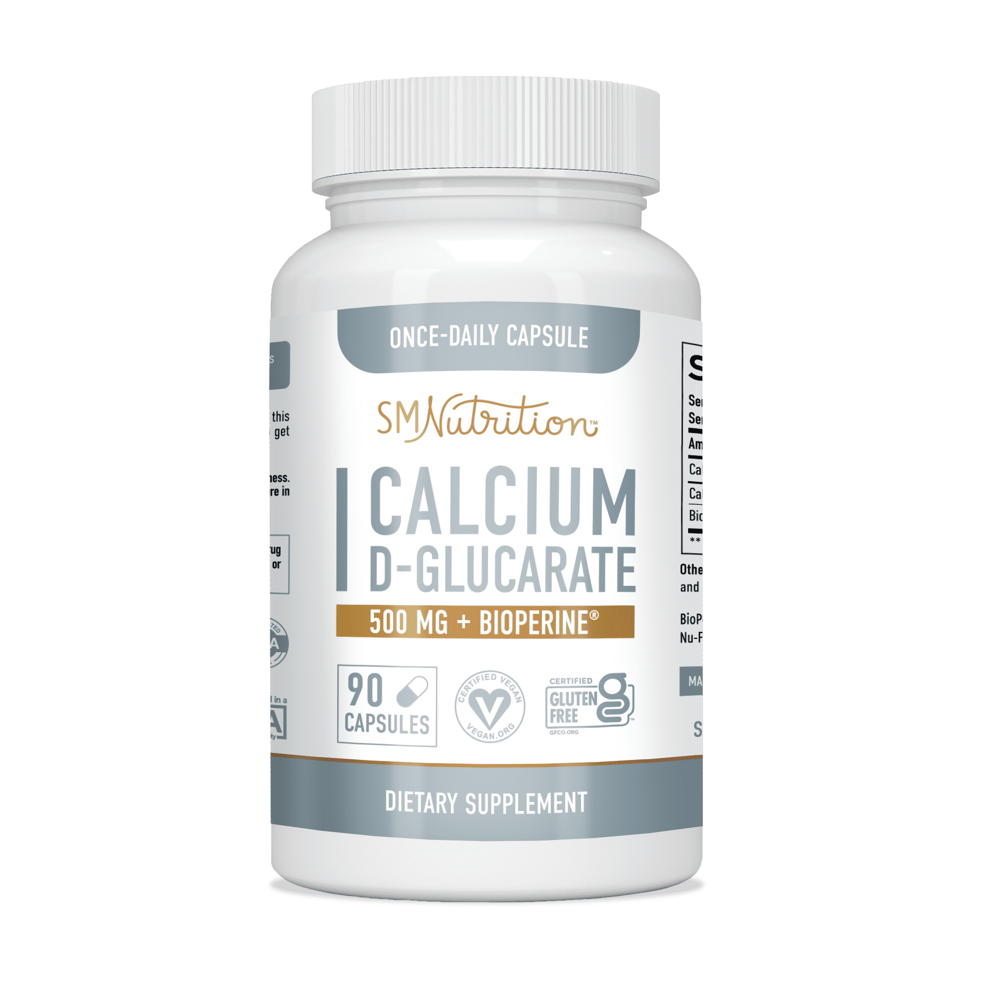 Calcium DGlucarate CDG for Liver Detox & Cleanse, Metabolism