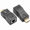 thumbnail image 1 of Rallonge Hdmi Hdmi vers Rj45 sur Chat 5e / 6 Réseau Lan Ethernet Adaptateur 4k 1080peu, 1 of 3