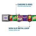 thumbnail image 5 of Disney Pet Collar, Dog Collar Metal Seatbelt Buckle, The Proud Family Proud Snacks Logo Blocks Multi Color, 11 to 16.5 Inches 1.0 Inch Wide, 5 of 8