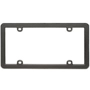 Auto Drive Black-Chrome Carbon Fiber License Plate Frame, 90157W