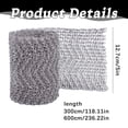 thumbnail image 3 of Stainless Mesh Hole Fill Fabric Double Layer Metal Mesh Roll Flexible Stretchy for Garden House and Diy Insect Screen,Mesh Netting; Fly Screen; Bug Net; Window Screen; Door Screen; Pest Protection Ne, 3 of 9