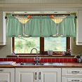 thumbnail image 3 of Yayeee Kitchen Curtains Set of 2 Light Filtering 57"x36" Over Sink Window Panels, Lemon Glass, 3 of 7