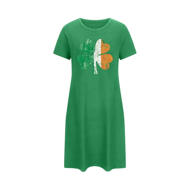 Pyjama Grande Taille pour Femmes, Chemise de Nuit à Manches Courtes avec Imprimé Poitrine, Robe de Détente Décontractée Douce pour Femmes, Chemise de Nuit Respirante pour la Détente à la Maison