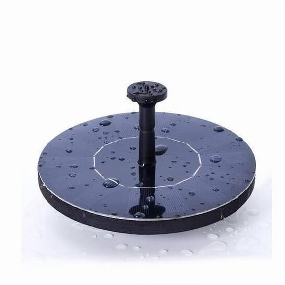Solar Powered Floating Bird Bath Pump With 6 Nozzles - Rechargeable Water Fountain For Garden Pond Patio