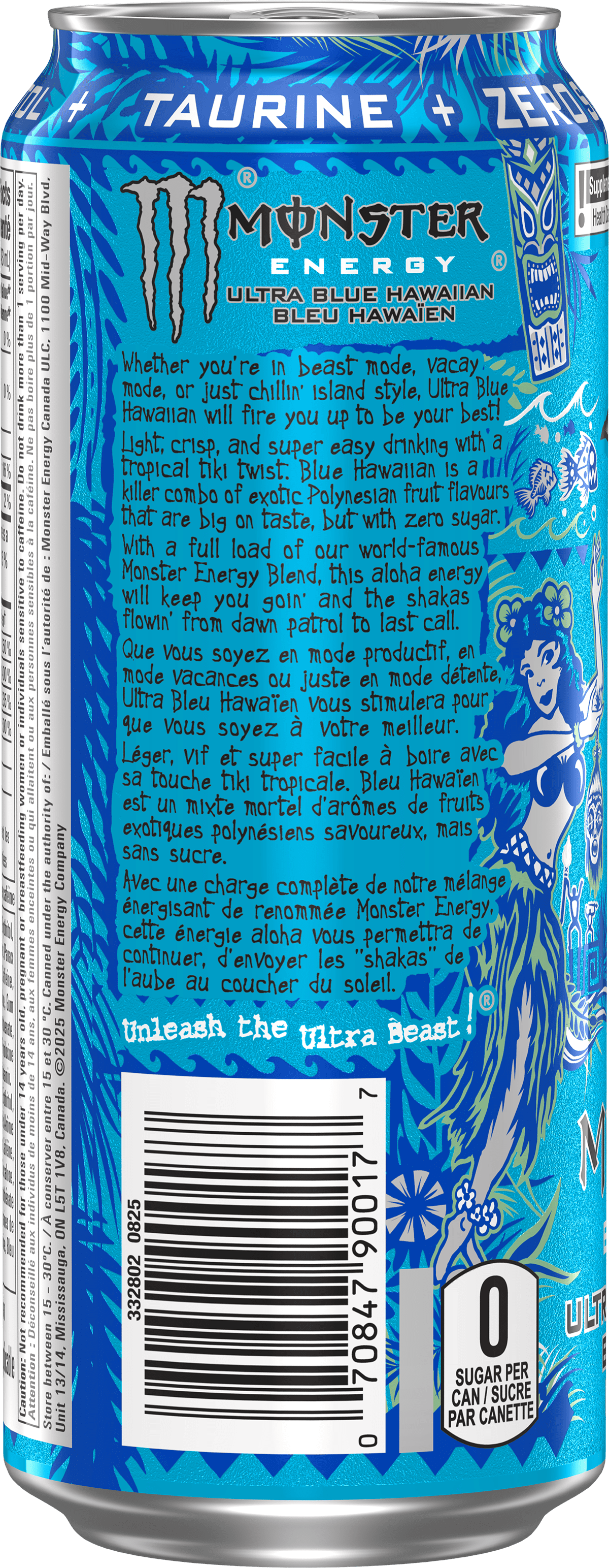 Monster Ultra Blue Hawaiian