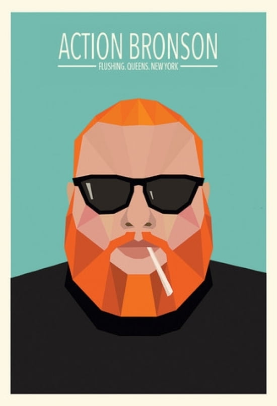 Action Bronson Poster 24 x 36