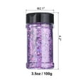 thumbnail image 2 of Polvo de purpurina holográfica púrpura de 3.5oz/100g mezclado con escamas gruesas y finas, lentejuelas iridiscentes para uñas, cabello, resina epóxica, 2 of 7