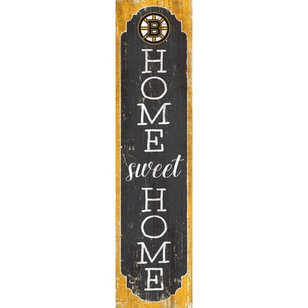 Boston Bruins 24 Home Sweet Home Leaner Sign