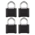 thumbnail image 1 of Cerradura de combinación Master Lock 178EC4 negra, paquete de 4, 1 of 6