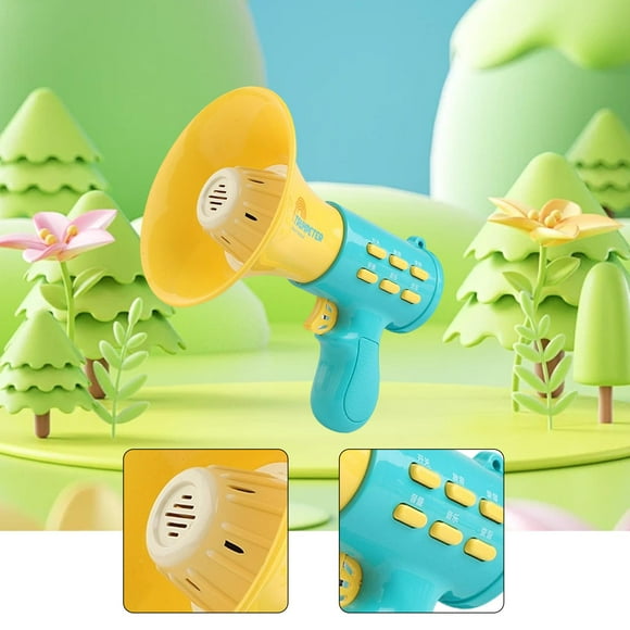 BELOVING Kids Voice Changer Toy Birthday Gift Adorable Fun Children Recording Speaker Blue