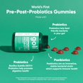 thumbnail image 2 of Suplemento Goli Nutritional Pre+Post+Probiotics Gummy 180 unidades, 2 of 6