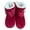 Red, variant on UKAP Ladies Boot Slipper Memory Foam Warm Shoes Plush Lined Slippers Bedroom Socks Anti-Slip House Shoe White US 4.5-7