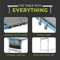 thumbnail image 6 of CORE Equipment 4 Foot FlexRail Outdoor Camp Table, 6 of 10
