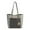 CB Charcoal, variant on Lea Vegan Leather Women's Tote Bag, Fashionable Shoulder Purse Handbag by Mia K - Purple
