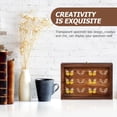thumbnail image 2 of Butterfly Specimen Display Box 12x9 Inch Wooden Glass Top Enclosed Case Collectors Dustproof Storage Organizer, 2 of 7