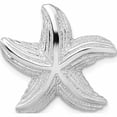 thumbnail image 1 of Sterling Silver Polished/Textured Starfish Slide (20.21 X 21.38) Made In United States -Jewelry By Sweet Pea, 1 of 8