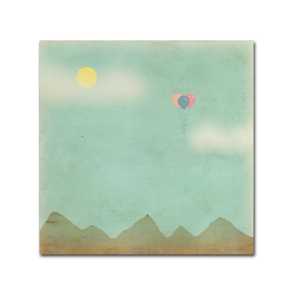 Trademark Fine Art 'Over the Mountains' Canvas Art by Tammy Kushnir