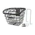 thumbnail image 2 of DimyFew Bike Front Basket Carrying Pannier Basket for Mountain Bike Road Bike Riding Black, 2 of 9