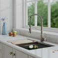 Kraus Spot Free Bolden™ 18Inch Commercial Kitchen Faucet with Dual