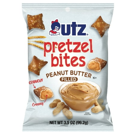 Utz Peanut Butter Filled Pretzel Bites, 3.5 oz Bag