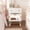 White with LED, variant on May in Color White Nightstand with LED Light Strips, Modern End Table with 360° Rotating Drawer, Bedside Table with Glass Door Storage, Wood Night Stand Cabinet for Living Room, Bedroom, Nursery