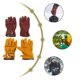 thumbnail image 5 of Guantes Antiescaldado Para Barbacoa Al Aire Libre Para Acampar, Guantes Protectores Gruesos Antideslizantes De Piel De Vaca Resistentes Al Desgaste Sweethay OD015956-02, 5 of 6