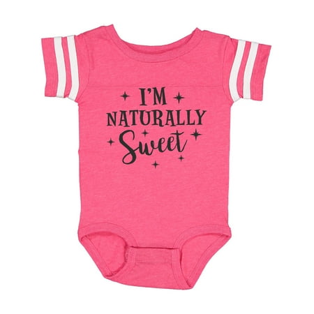 

Inktastic Im Naturally Sweet Diabetes Awareness Gift Baby Boy or Baby Girl Bodysuit