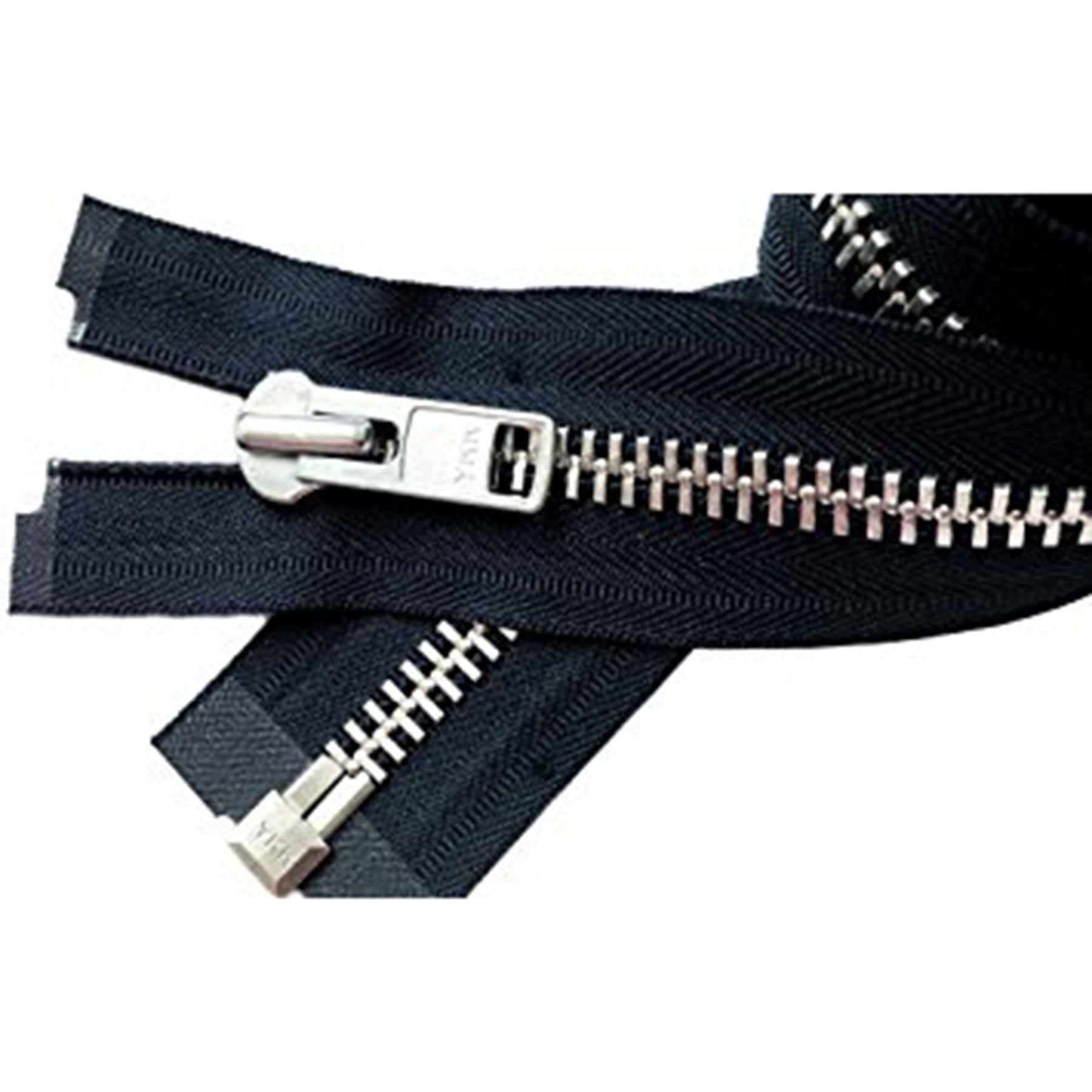 YKK 10 One Way Metal Zipper 22" Silver Color Teeth Walmart Canada