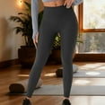 thumbnail image 2 of Visit the JURANMO Store Womens Lightweight Leggings Full Length High Waist Running Sport Pants Stretch Gym Yoga Workout Legging Gray M, 2 of 9